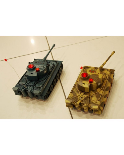 Р/У танк Huan Qi Tiger 1:24 для танкового боя, 2.4G RTR + акб и ЗУ