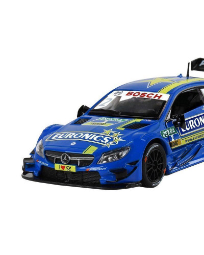 Машина "АВТОПАНОРАМА" Mercedes-AMG C 63 DTM, синий, 1/32, свет, звук, инерция, в/к 17,5*12,5*6,5 см