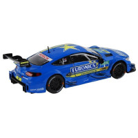 Машина "АВТОПАНОРАМА" Mercedes-AMG C 63 DTM, синий, 1/32, свет, звук, инерция, в/к 17,5*12,5*6,5 см