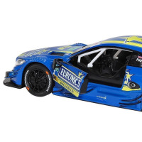 Машина "АВТОПАНОРАМА" Mercedes-AMG C 63 DTM, синий, 1/32, свет, звук, инерция, в/к 17,5*12,5*6,5 см