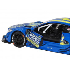 Машина "АВТОПАНОРАМА" Mercedes-AMG C 63 DTM, синий, 1/32, свет, звук, инерция, в/к 17,5*12,5*6,5 см