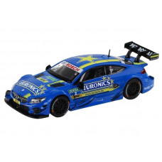 Машина "АВТОПАНОРАМА" Mercedes-AMG C 63 DTM, синий, 1/32, свет, звук, инерция, в/к 17,5*12,5*6,5 см