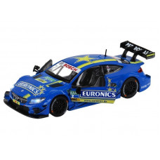 Машина "АВТОПАНОРАМА" Mercedes-AMG C 63 DTM, синий, 1/32, свет, звук, инерция, в/к 17,5*12,5*6,5 см