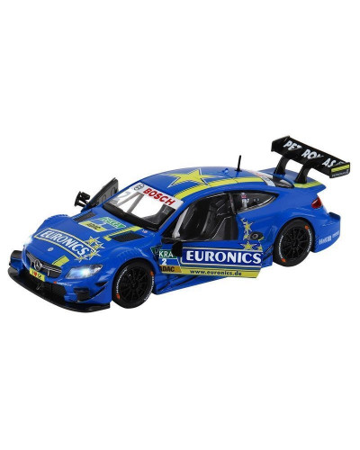 Машина "АВТОПАНОРАМА" Mercedes-AMG C 63 DTM, синий, 1/32, свет, звук, инерция, в/к 17,5*12,5*6,5 см