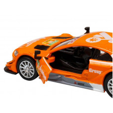 Машина "АВТОПАНОРАМА" Audi RS 5 DTM, оранжевый, 1/43, откр. двери, в/к 17,5*12,5*6,5 см