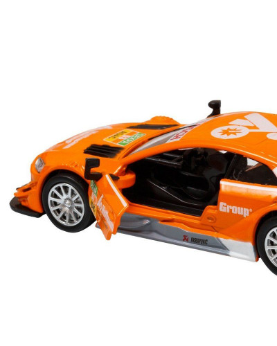 Машина "АВТОПАНОРАМА" Audi RS 5 DTM, оранжевый, 1/43, откр. двери, в/к 17,5*12,5*6,5 см