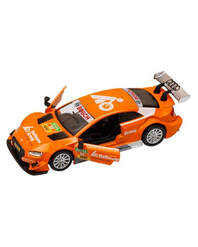 Машина "АВТОПАНОРАМА" Audi RS 5 DTM, оранжевый, 1/43, откр. двери, в/к 17,5*12,5*6,5 см