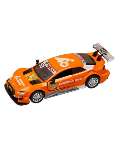Машина "АВТОПАНОРАМА" Audi RS 5 DTM, оранжевый, 1/43, откр. двери, в/к 17,5*12,5*6,5 см