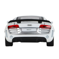 Машина "АВТОПАНОРАМА" Audi R8 GT, белый, 1/32, свет, звук, инерция, в/к 17,5*13,5*9 см