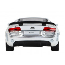 Машина "АВТОПАНОРАМА" Audi R8 GT, белый, 1/32, свет, звук, инерция, в/к 17,5*13,5*9 см