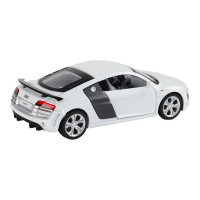 Машина "АВТОПАНОРАМА" Audi R8 GT, белый, 1/32, свет, звук, инерция, в/к 17,5*13,5*9 см