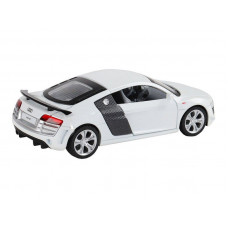 Машина "АВТОПАНОРАМА" Audi R8 GT, белый, 1/32, свет, звук, инерция, в/к 17,5*13,5*9 см