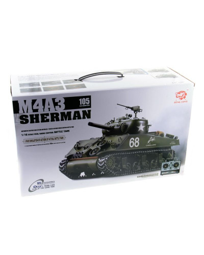 Р/У танк Heng Long 1/16 M4A3 Sherman 2.4G RTR Р/У танк Heng Long 1/16 M4A3 Sherman 2.4G RTR