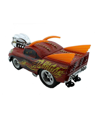 Р/У машина "Дракон" из серии "Muscle Сar" с гоночным Мотором 1/16 + свет + звук пульт пистол. типа