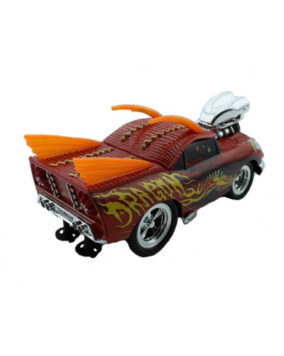 Р/У машина "Дракон" из серии "Muscle Сar" с гоночным Мотором 1/16 + свет + звук пульт пистол. типа