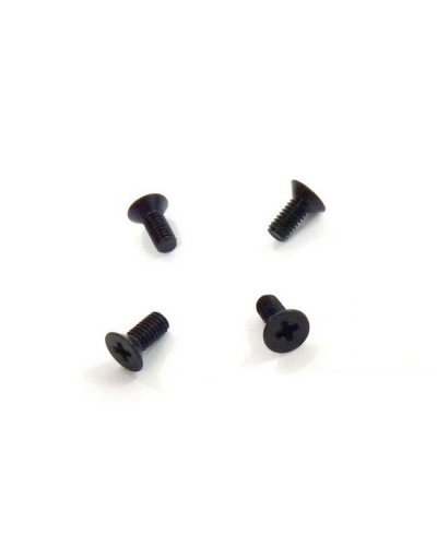 Винт с потайной головкой M2.6x6 под крестовую отвёртку, 4шт.