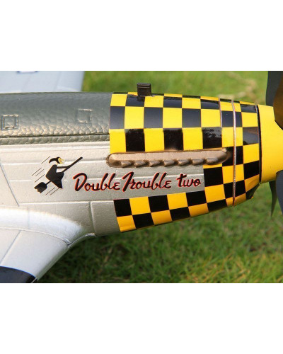 Р/У самолет Top RC P-51D (желтая раскраска) 750мм PNP