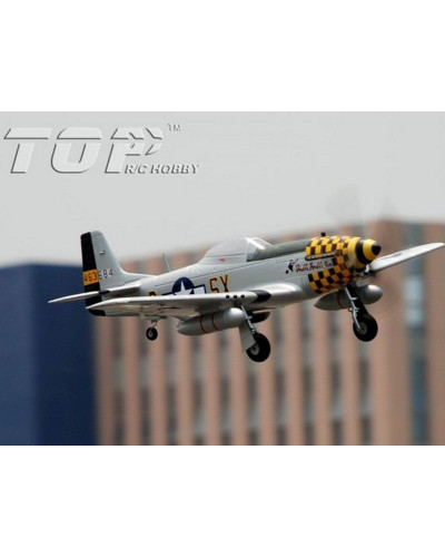 Р/У самолет Top RC P-51D (желтая раскраска) 750мм PNP