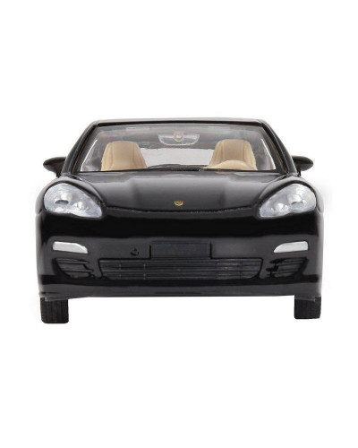 Машина "АВТОПАНОРАМА" Porsche Panamera S, черный, 1/32, свет, звук, инерция, в/к 17,5*13,5*9 см