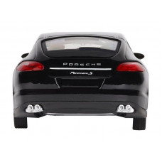 Машина "АВТОПАНОРАМА" Porsche Panamera S, черный, 1/32, свет, звук, инерция, в/к 17,5*13,5*9 см