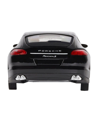 Машина "АВТОПАНОРАМА" Porsche Panamera S, черный, 1/32, свет, звук, инерция, в/к 17,5*13,5*9 см