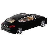 Машина "АВТОПАНОРАМА" Porsche Panamera S, черный, 1/32, свет, звук, инерция, в/к 17,5*13,5*9 см