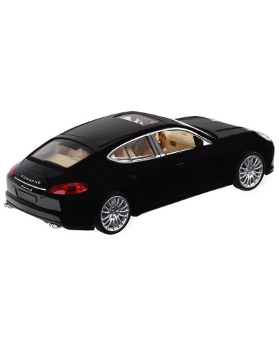 Машина "АВТОПАНОРАМА" Porsche Panamera S, черный, 1/32, свет, звук, инерция, в/к 17,5*13,5*9 см