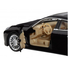 Машина "АВТОПАНОРАМА" Porsche Panamera S, черный, 1/32, свет, звук, инерция, в/к 17,5*13,5*9 см