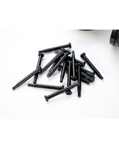 Опорные катки металл. с резиновыми бандажами и оси колёсные для TG Tiger ранняя версия