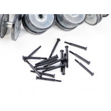 Опорные катки металл. с резиновыми бандажами и оси колёсные для TG Tiger ранняя версия