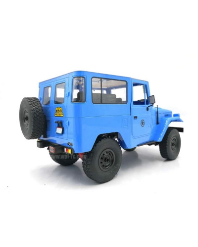 Радиоуправляемая машина WPL японский внедорожник FJ40 (голубая) 4WD 2.4G 1/16 KIT