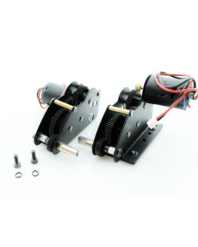 Редуктора Taigen стальные, 3в1, 18kRPM, для танков Sherman M4A3 75mm, 76mm с подш. и моторами(380)