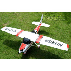 Радиоуправляемый самолет Top RC Cessna 182 500 class красная 1410мм KIT