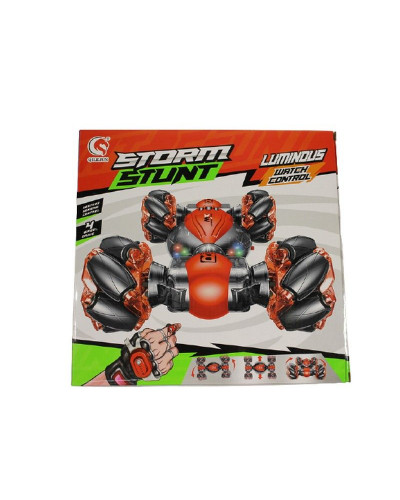 Р/У машинка перевертыш Hyper 1827-19, дрифтовые колеса, управление рукой, 4WD 2.4G RTR