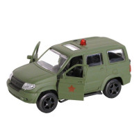 Машина "АВТОПАНОРАМА", хаки, 1/50, инерция, в/к 12*7*5,5 см