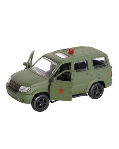 Машина "АВТОПАНОРАМА", хаки, 1/50, инерция, в/к 12*7*5,5 см