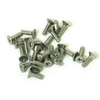 Винт с круглой головкой M2.6x10 под крестовую отвертку, 10шт.