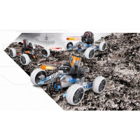 Р/У боевая машина Universe Chariot, лазер, диски, оранжевая, Ni-Mh и З/У, 2.4G