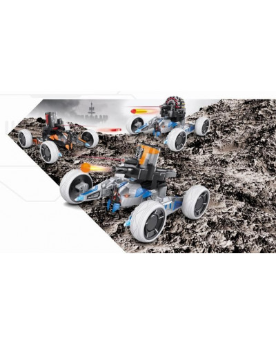 Р/У боевая машина Universe Chariot, лазер, диски, оранжевая, Ni-Mh и З/У, 2.4G