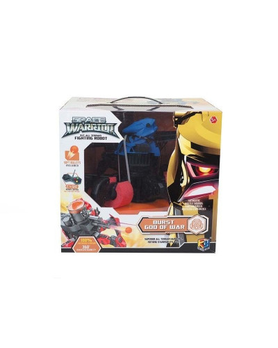 Р/У боевой робот-паук Space Warrior, лазер, пульки, синий, Ni-Mh и З/У, 2.4G