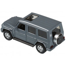 Машина "АВТОПАНОРАМА" Mercedes-Benz G350d, серый, 1/42, инерция, откр. двери, в/к 17,5*12,5*6,5 см