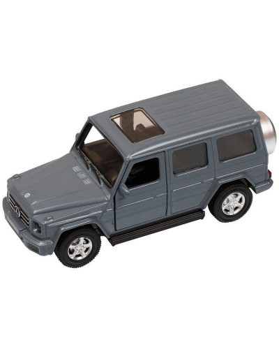 Машина "АВТОПАНОРАМА" Mercedes-Benz G350d, серый, 1/42, инерция, откр. двери, в/к 17,5*12,5*6,5 см