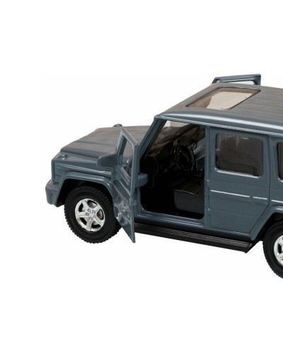 Машина "АВТОПАНОРАМА" Mercedes-Benz G350d, серый, 1/42, инерция, откр. двери, в/к 17,5*12,5*6,5 см