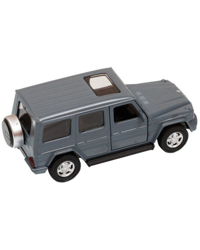 Машина "АВТОПАНОРАМА" Mercedes-Benz G350d, серый, 1/42, инерция, откр. двери, в/к 17,5*12,5*6,5 см