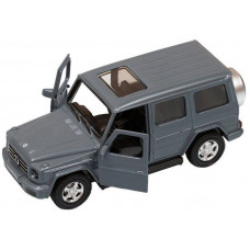 Машина "АВТОПАНОРАМА" Mercedes-Benz G350d, серый, 1/42, инерция, откр. двери, в/к 17,5*12,5*6,5 см