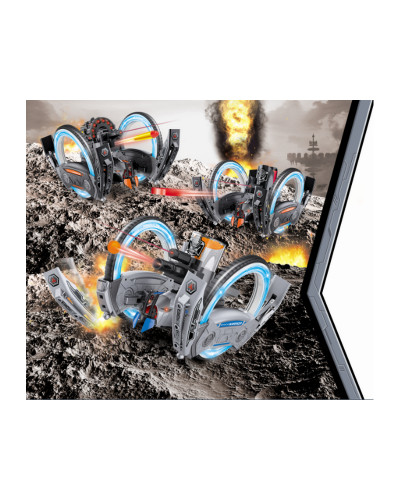 Р/У боевая машина Universe, лазер, диски, оранжевая, Ni-Mh и З/У, 2.4G