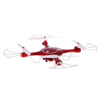 Р/У квадрокоптер Syma X5UW с FPV трансляцией Wi-Fi (HD), барометр 2.4G RTF красный