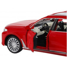 Машина "АВТОПАНОРАМА" BMW X7, красный, 1/32, свет, звук, инерция, в/к 17,5*13,5*9 см