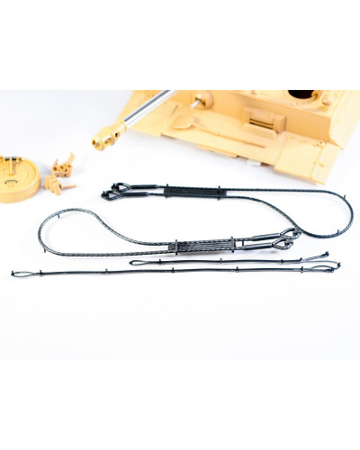 Башня из пластика для танка Tiger ИК версия  с вспышкой высокого напряжения