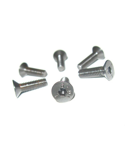 Винт с потайной головкой M4x14 под шестигранник, 6шт.